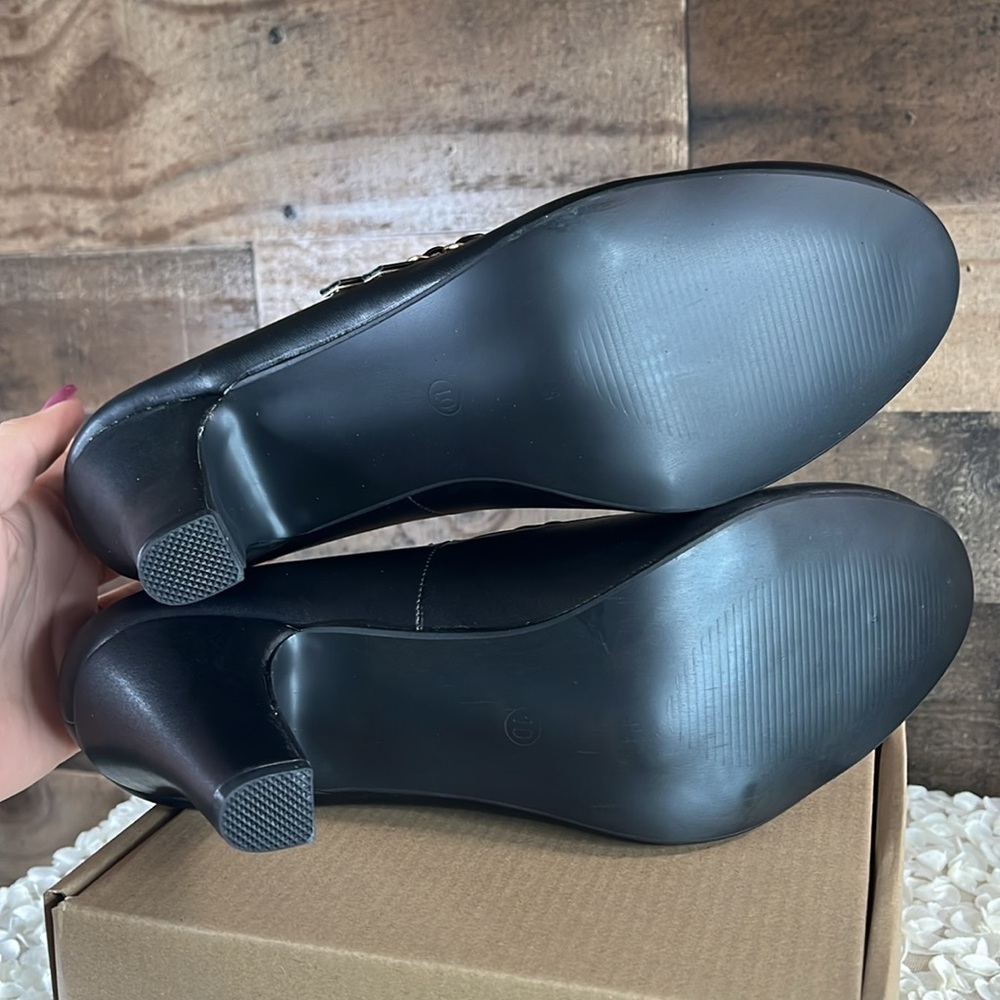 JOURNEE COLLECTION Windy Mary Jane Pumps Black - Size 10 - Picture 6 of 10